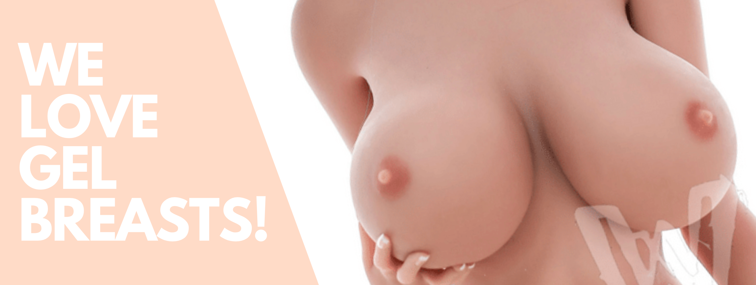 Ultra bounce Gel Breasts for Sex Dolls