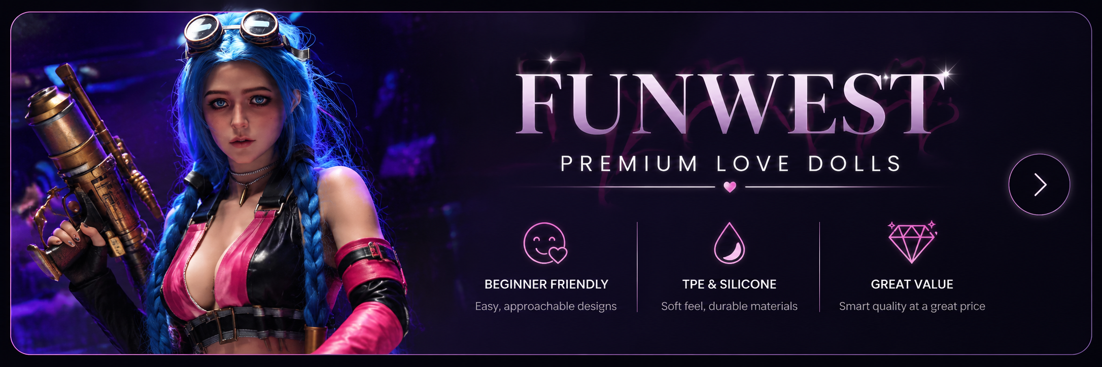 Funwest Sex Dolls | High-Value Realistic TPE & Silicone Love Dolls
