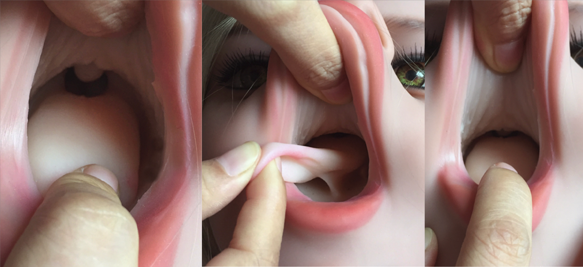 Sex doll enhanced mouth images.