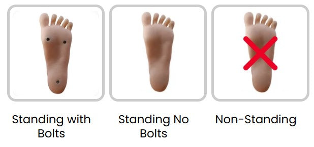 Standing without bolts example