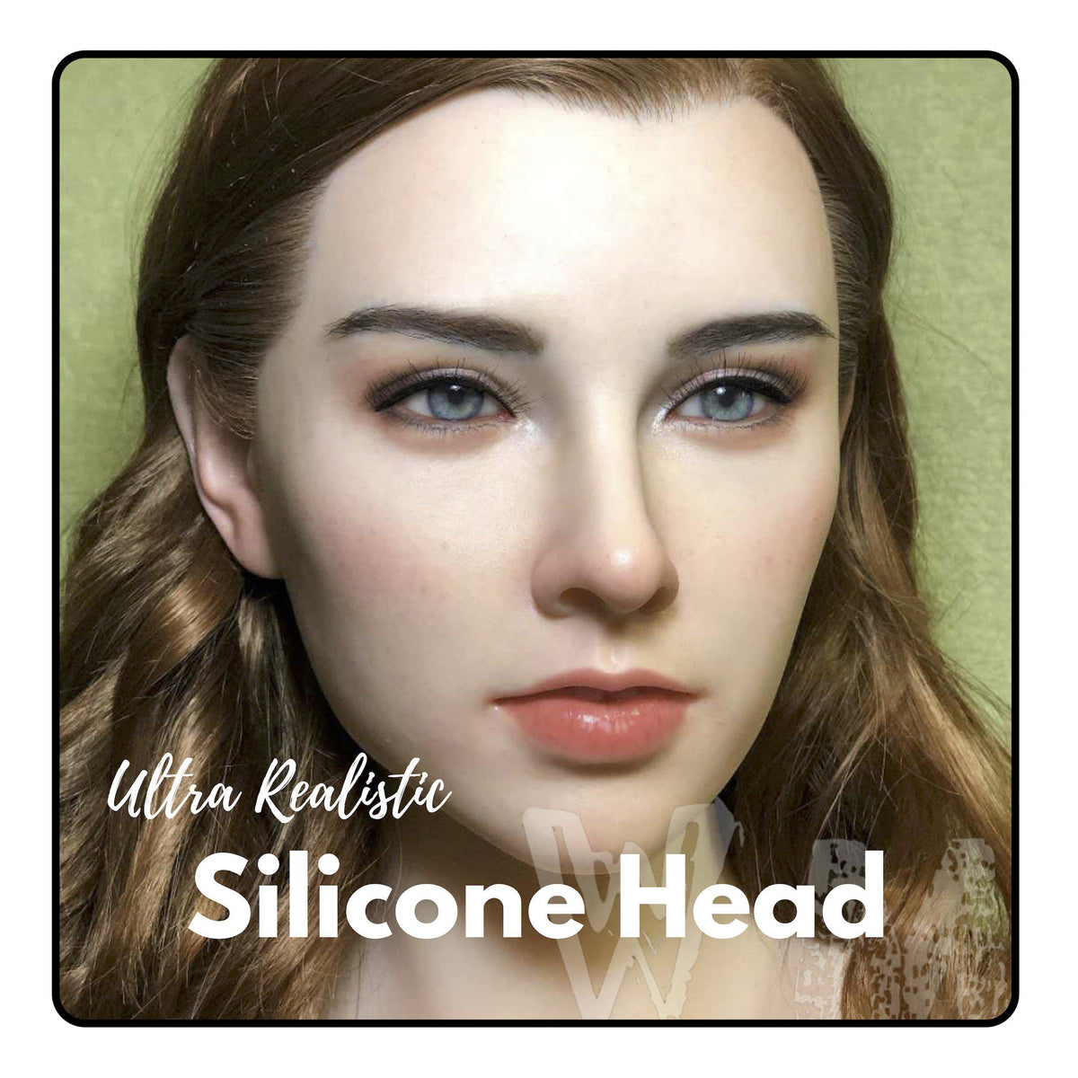 sex doll head Sultry bedroom eyes bewitching lover realistic TPE sex doll replacement head  #233